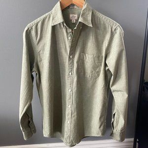J Crew Men's Slim Organic Oxford Button Down Shirt